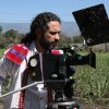 Francesco Taboada, en la grabación del cortometraje: Mensajero. Cortesía director.