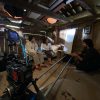 Carlos Trujano en el set de Testigos, cinta en postproducción.