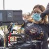 Janett Juárez en el set de "Un mundo mejor". Cortesía directora.