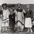 Grigori Alexandrov, Arcady Boytler, acompañate, Serguei Eisenstein, Lina Boytler, acompañante, en la Hacienda de Tetlapayac 1931, colección Archivo Arcady Boytler, Filmoteca de la UNAM