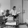 En el set de Mamá reinventada. Cortesía directora.