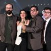 Ariel de oro a Mejor película en la edición 65 del Premio Ariel 2023, equipo de "El norte sobre el vacío" dirigida por Alejandra Márquez Abella, cortesía directora