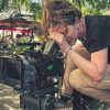 En el set de Corina. Cortesía directora.