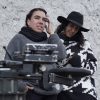 Iria Gómez Concheiro. En el set de "Aqui hay dragones". Cortesía directora.